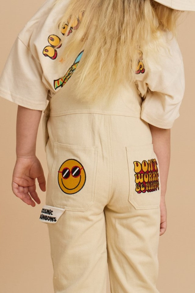 Don’t Worry Be Happy Overalls 🙂